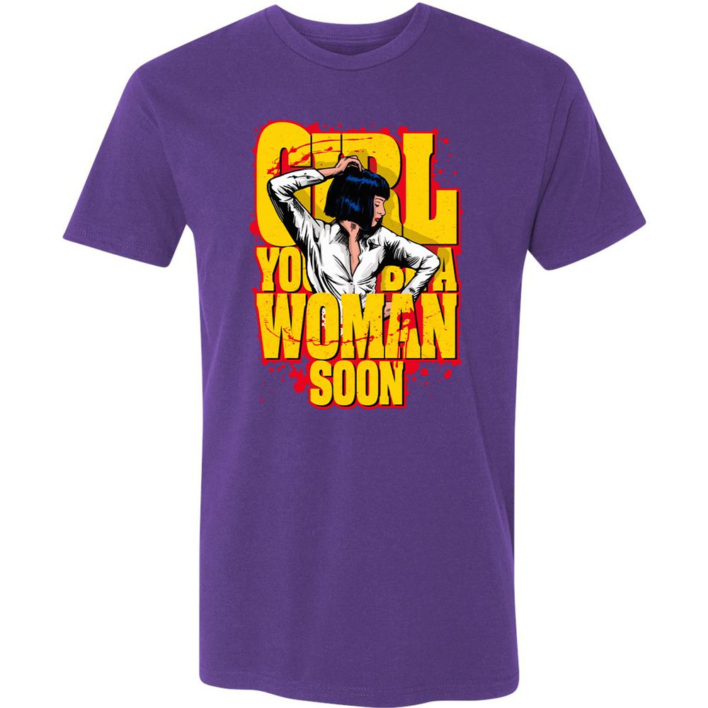 Premium Unisex T-Shirt - ULLQSGKP - Purple Rush - 7