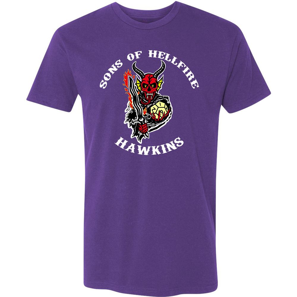 Premium Unisex T-Shirt - DTRWM42J - Purple Rush - 7