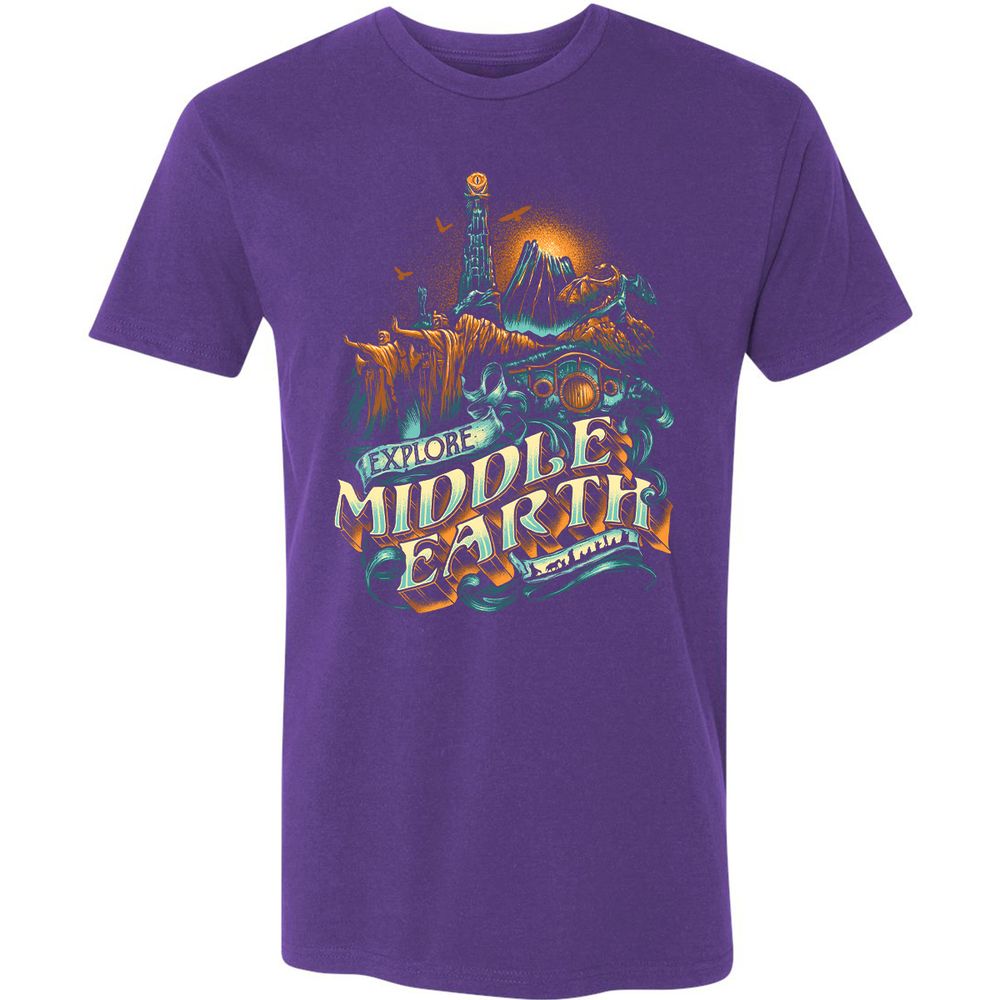 Premium Unisex T-Shirt - Y38P6EW3 - Purple Rush - 7