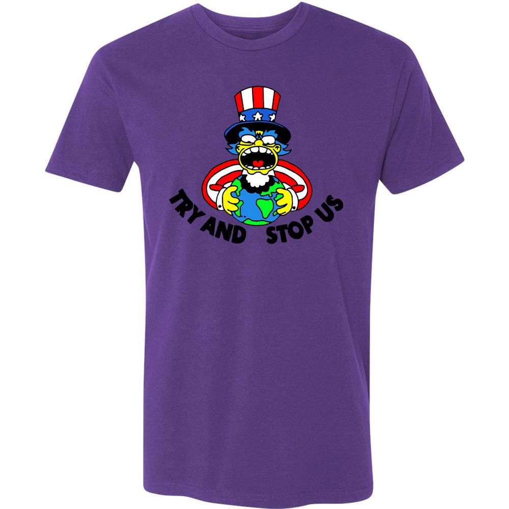 Premium Unisex T-Shirt - 51N1J9YV - Purple Rush - 7