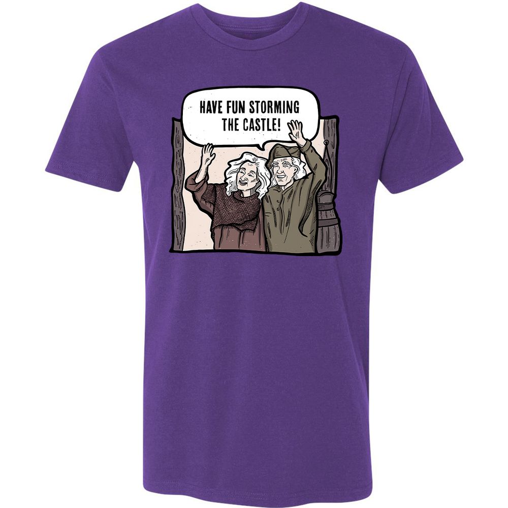 Premium Unisex T-Shirt - 47EHLNRQ - Purple Rush - 7