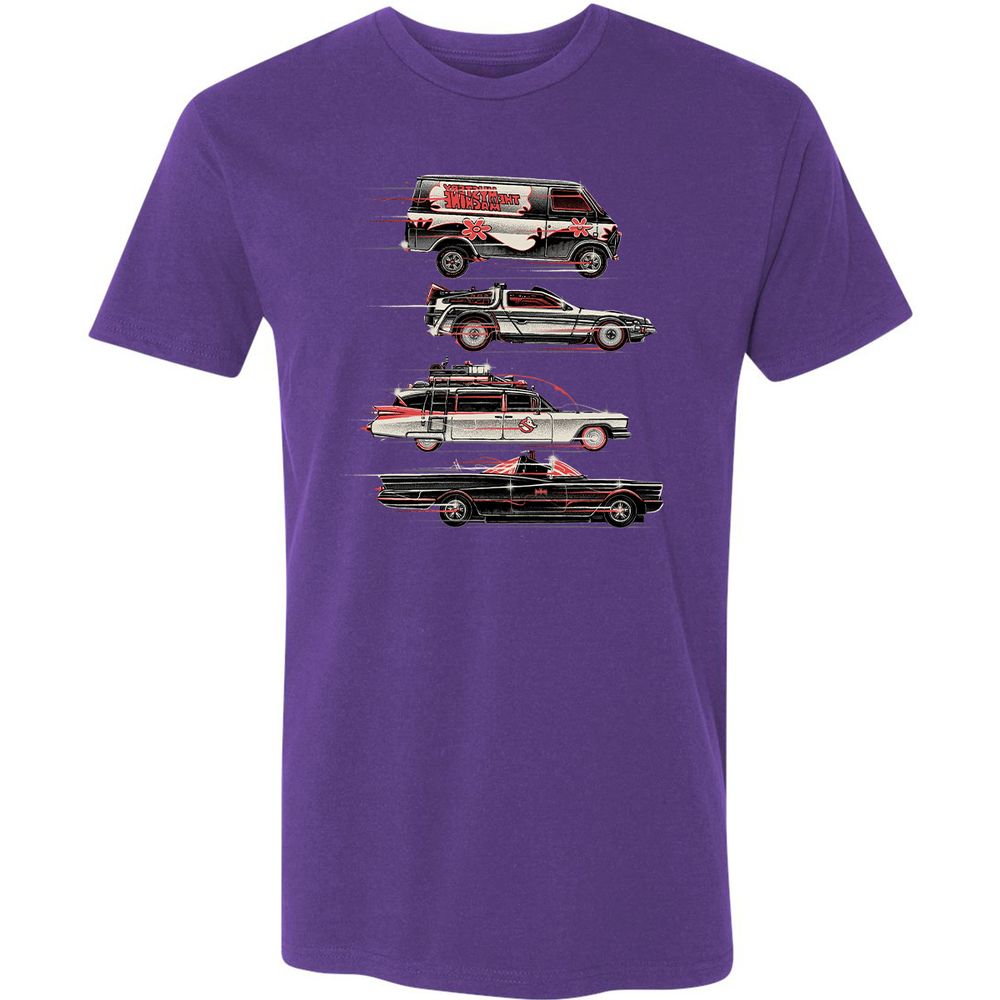 Premium Unisex T-Shirt - DTQE22PY - Purple Rush - 7
