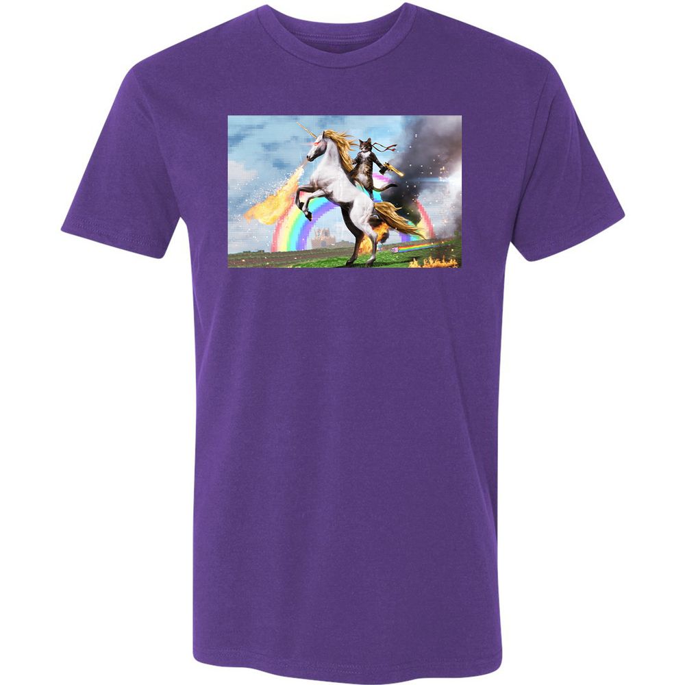 Premium Unisex T-Shirt - PDVG7C2A - Purple Rush - 7