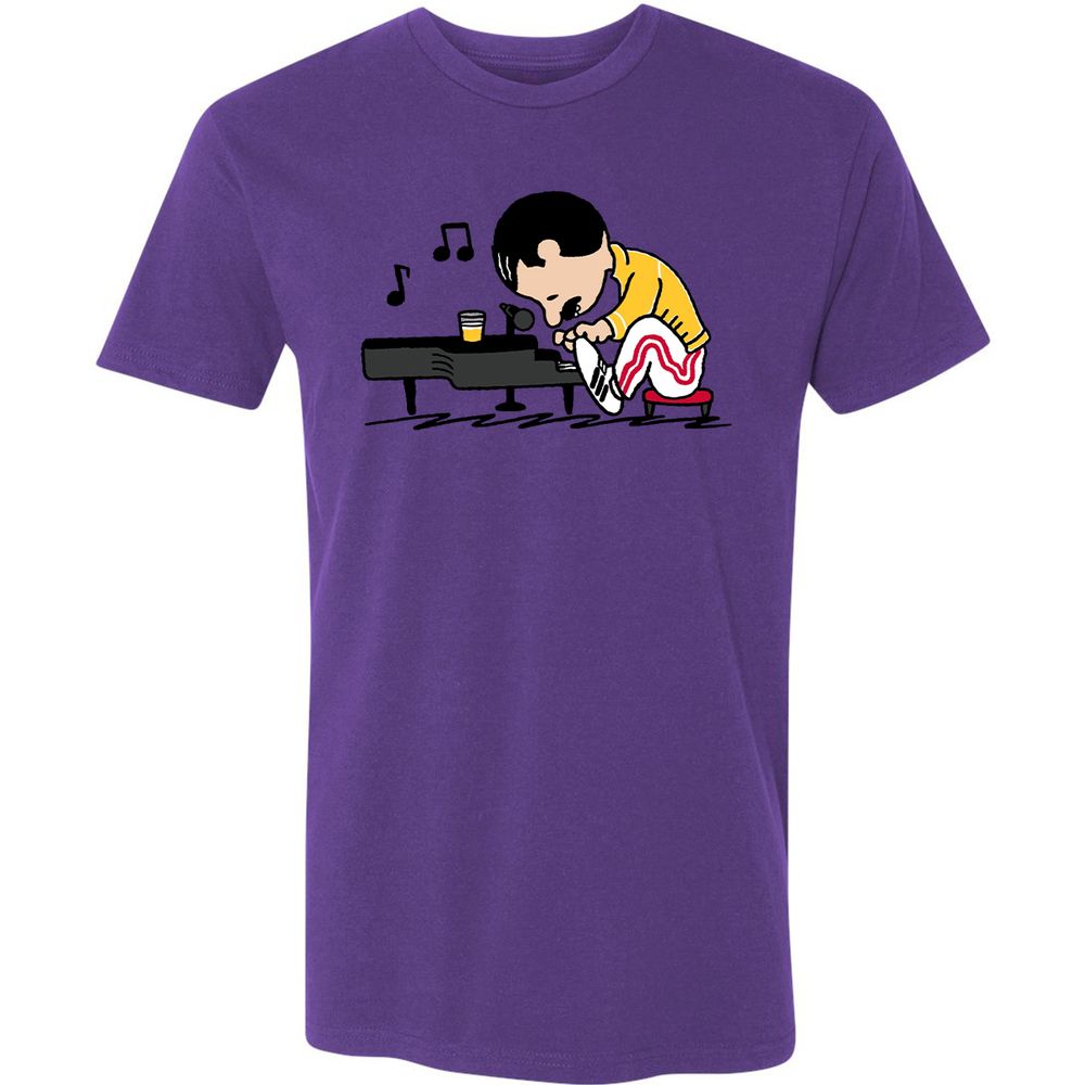Premium Unisex T-Shirt - F4DMSUVH - Purple Rush - 7