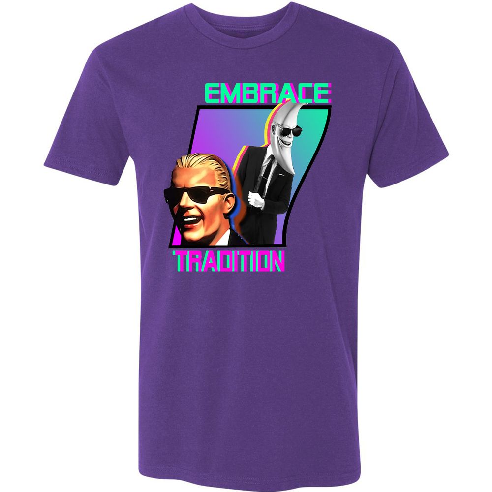 Premium Unisex T-Shirt - W6SG25VY - Purple Rush - 7