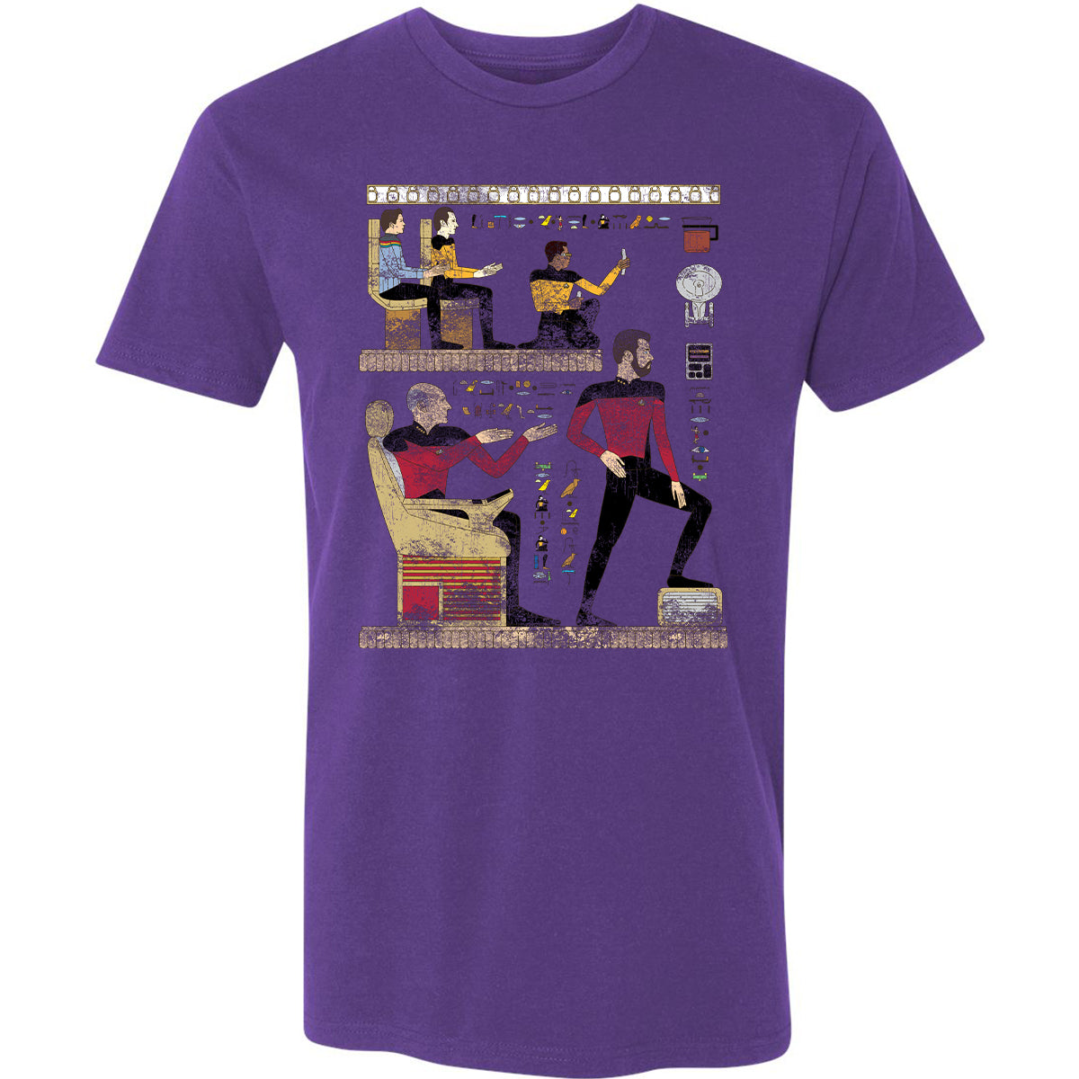 Premium Unisex T-Shirt - 2XMVL6NU - Purple Rush - 7