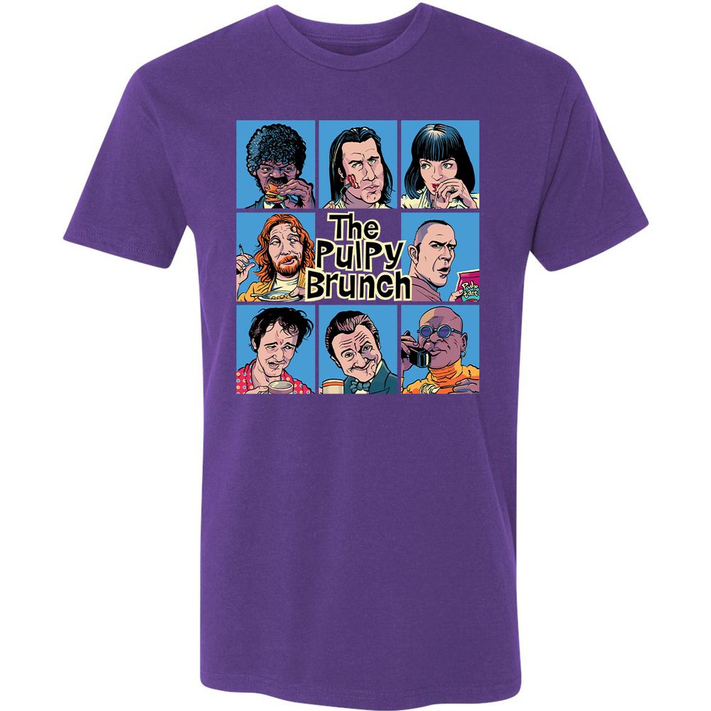 Premium Unisex T-Shirt - EDG35ZLQ - Purple Rush - 7