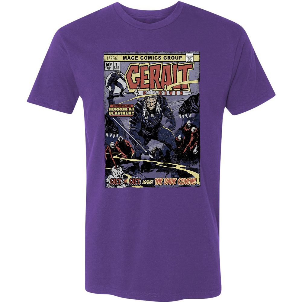 Premium Unisex T-Shirt - W1VJ14YN - Purple Rush - 7