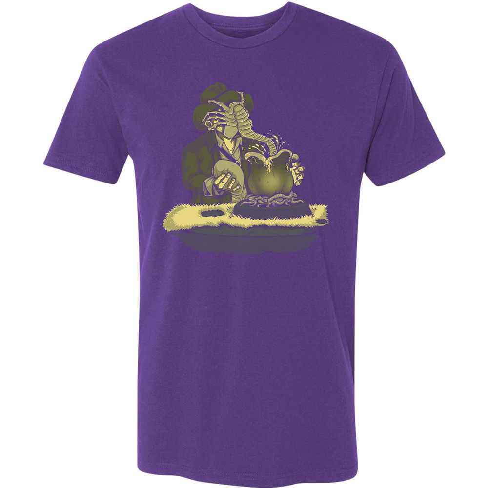 Premium Unisex T-Shirt - E1FCDQBA - Purple Rush - 7