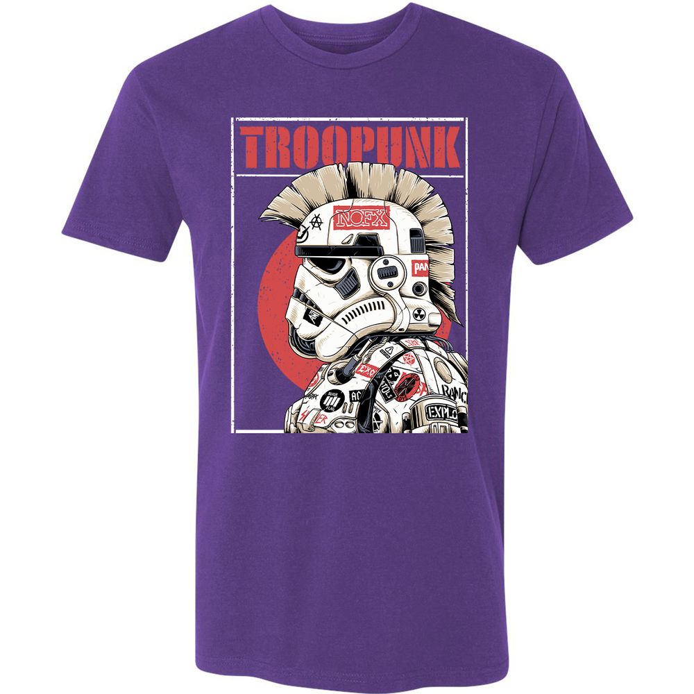 Premium Unisex T-Shirt - 46UKMHZW - Purple Rush - 7