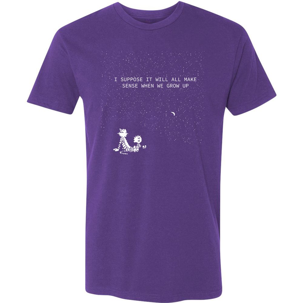 Calvin and Hobbes Stars - Purple Rush - 7