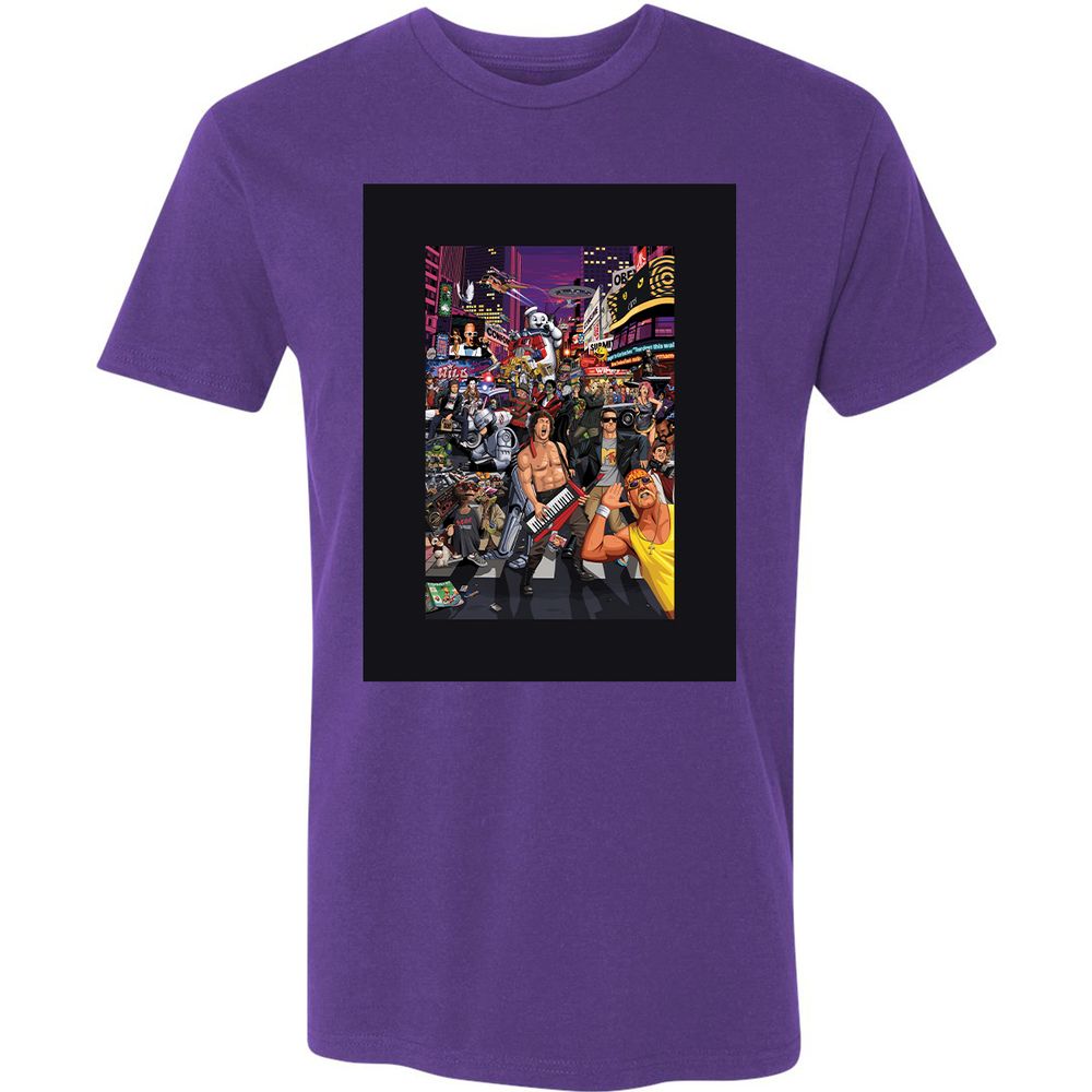 Premium Unisex T-Shirt - 6Q8BSQCV - Purple Rush - 7