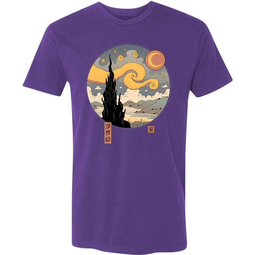 Premium Unisex T-Shirt - PQGE55HR - Purple Rush - 7