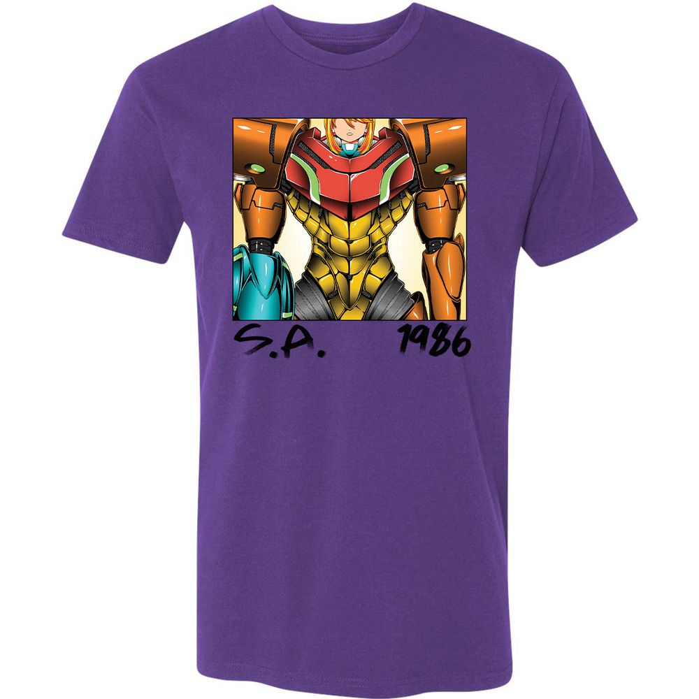 Premium Unisex T-Shirt - 93M96HS9 - Purple Rush - 7