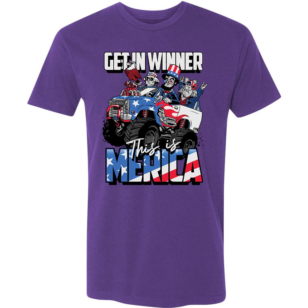 Premium Unisex T-Shirt - Z4CNQXQQ - Purple Rush - 7