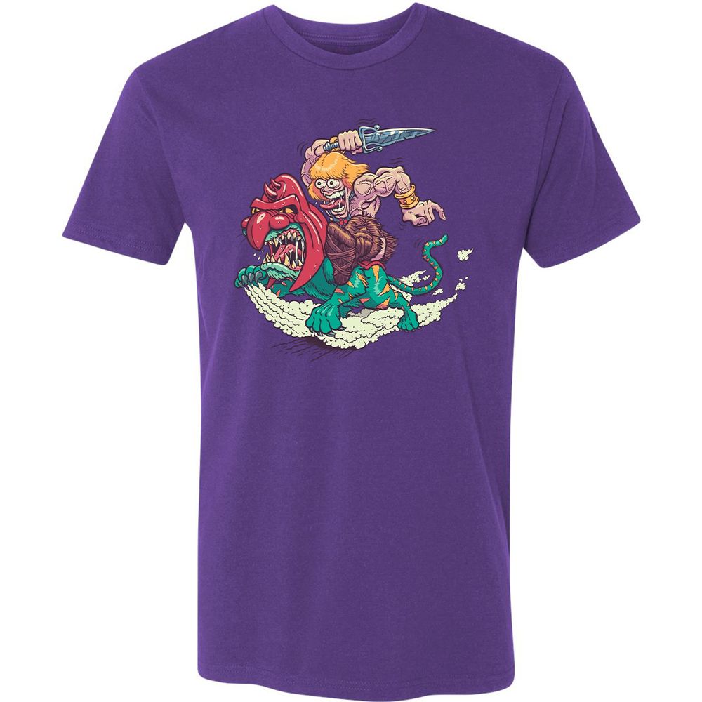 Premium Unisex T-Shirt - M574WLM1 - Purple Rush - 7