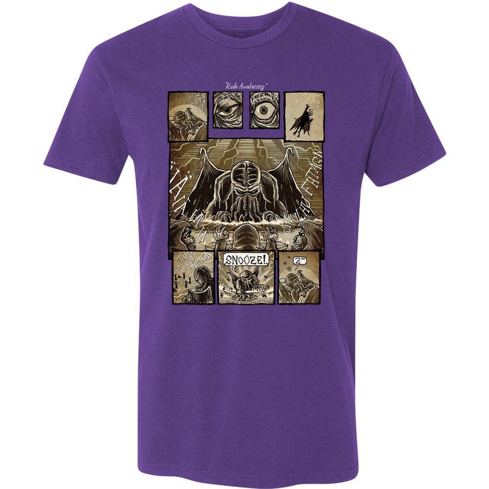 Premium Unisex T-Shirt - CGT1SYLD - Purple Rush - 7
