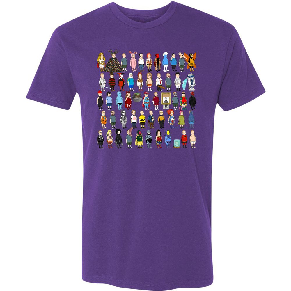 Premium Unisex T-Shirt - QB9P5G36 - Purple Rush - 7