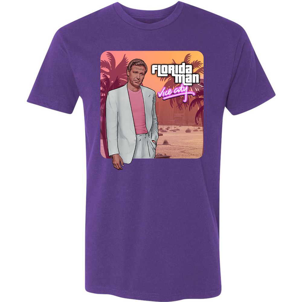 Premium Unisex T-Shirt - DVJP94MG - Purple Rush - 7