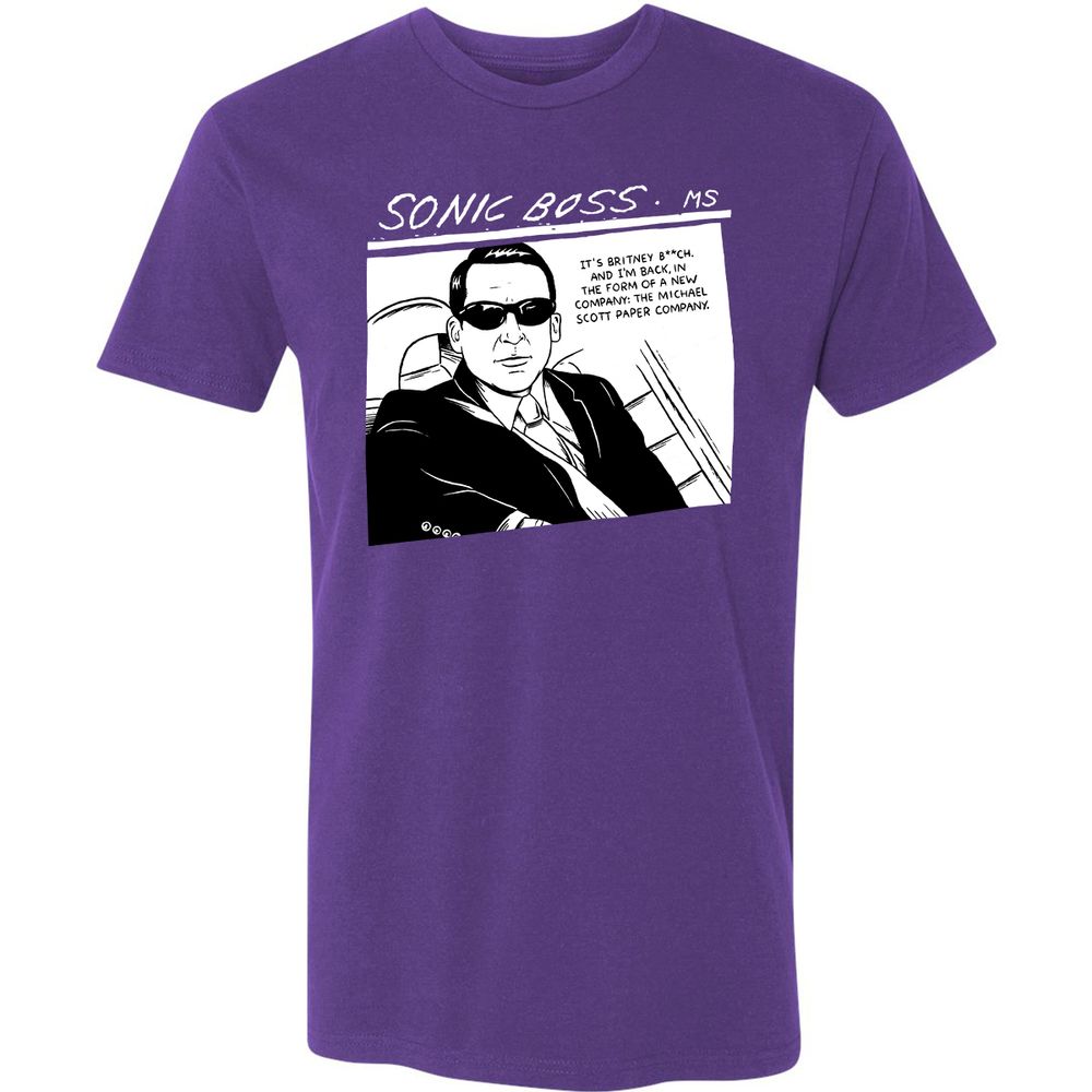 Premium Unisex T-Shirt - 91VP55DW - Purple Rush - 7