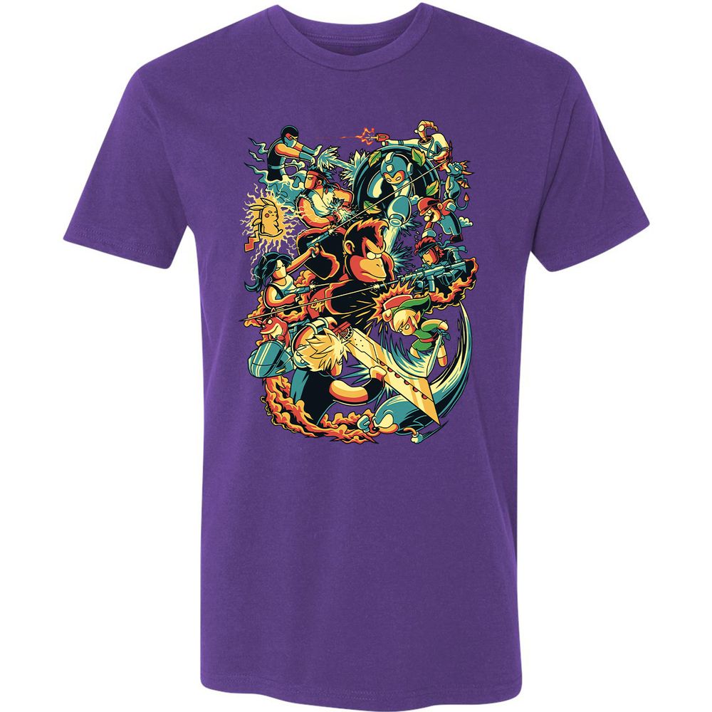 Premium Unisex T-Shirt - YNUJXF6M - Purple Rush - 7