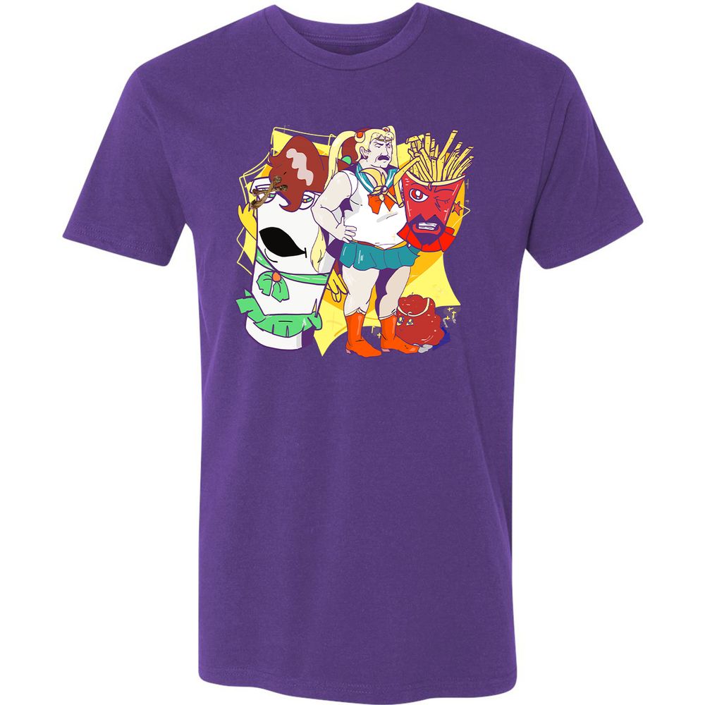 Premium Unisex T-Shirt - K7VE577B - Purple Rush - 7