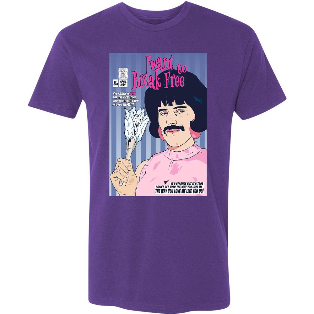 Premium Unisex T-Shirt - D2UFH1FV - Purple Rush - 7