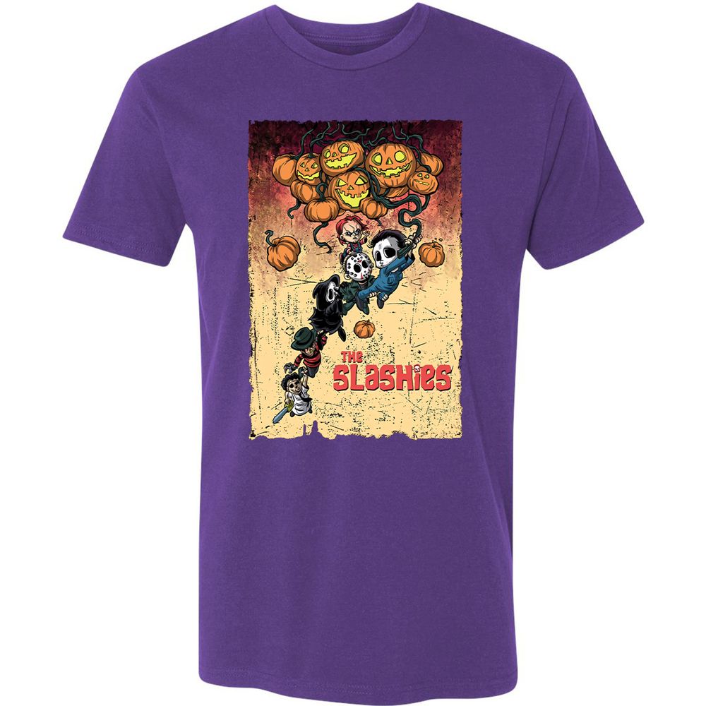 Premium Unisex T-Shirt - E69KGFCC - Purple Rush - 7