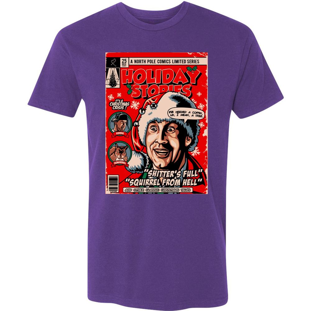 Premium Unisex T-Shirt - SHJT45U3 - Purple Rush - 7
