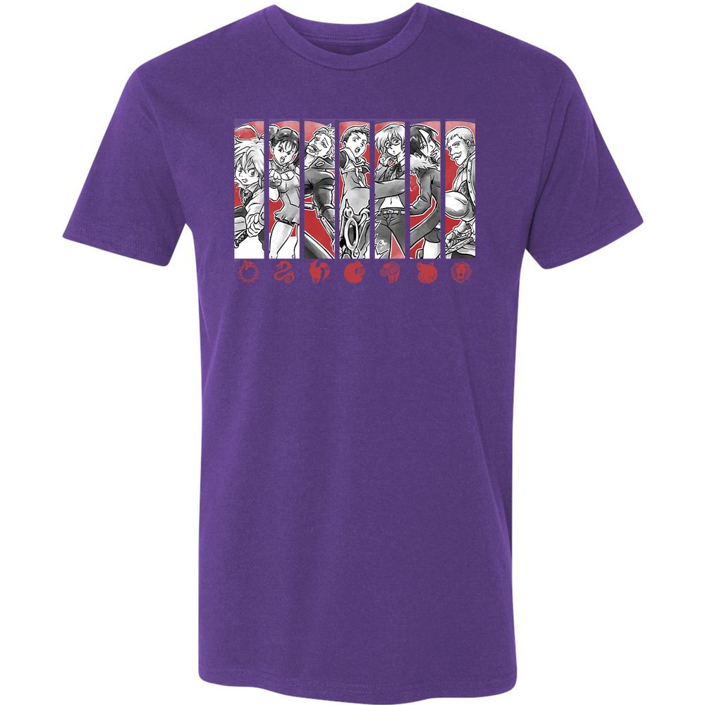 Premium Unisex T-Shirt - BQZEGAJR - Purple Rush - 7