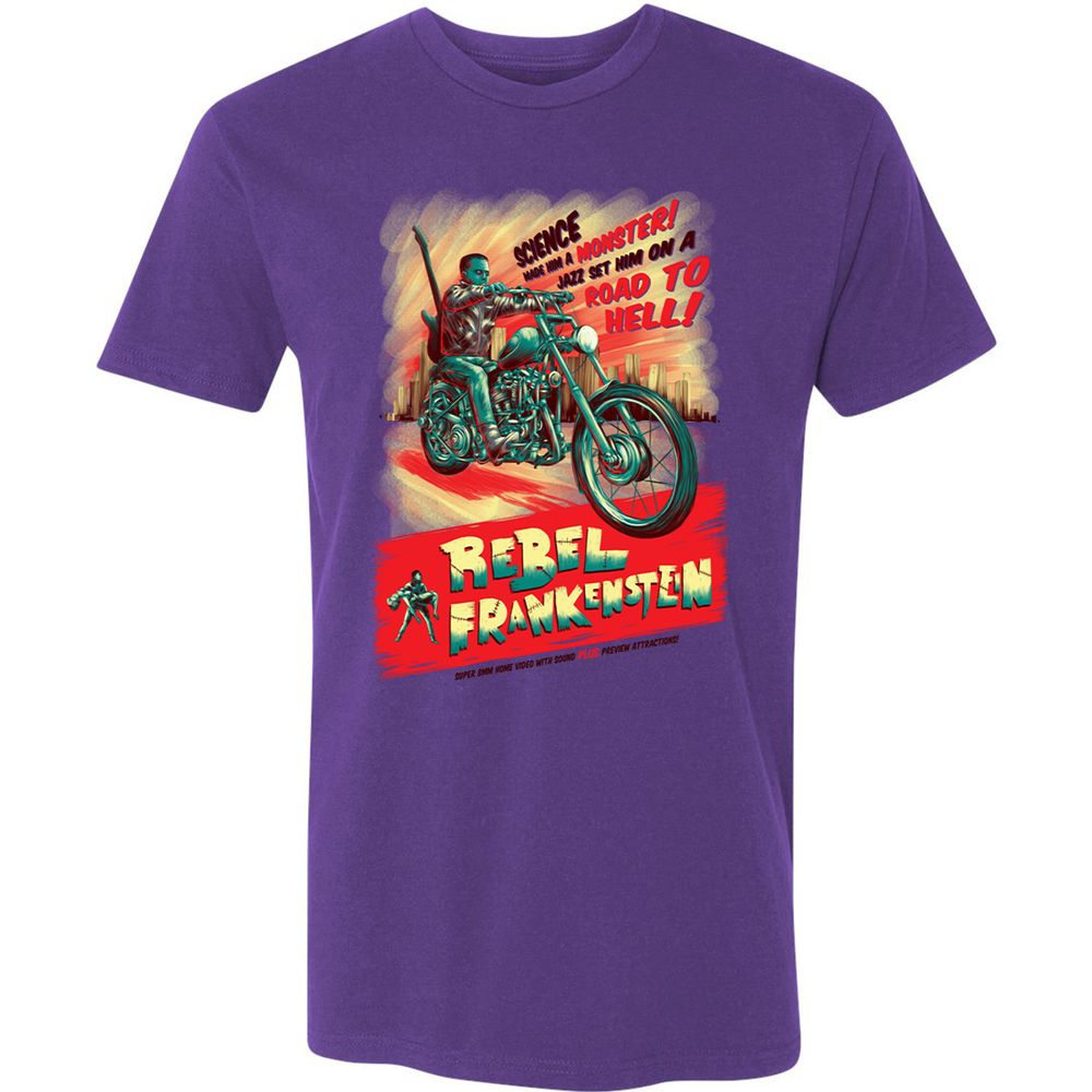 Premium Unisex T-Shirt - NPAVYMW1 - Purple Rush - 7