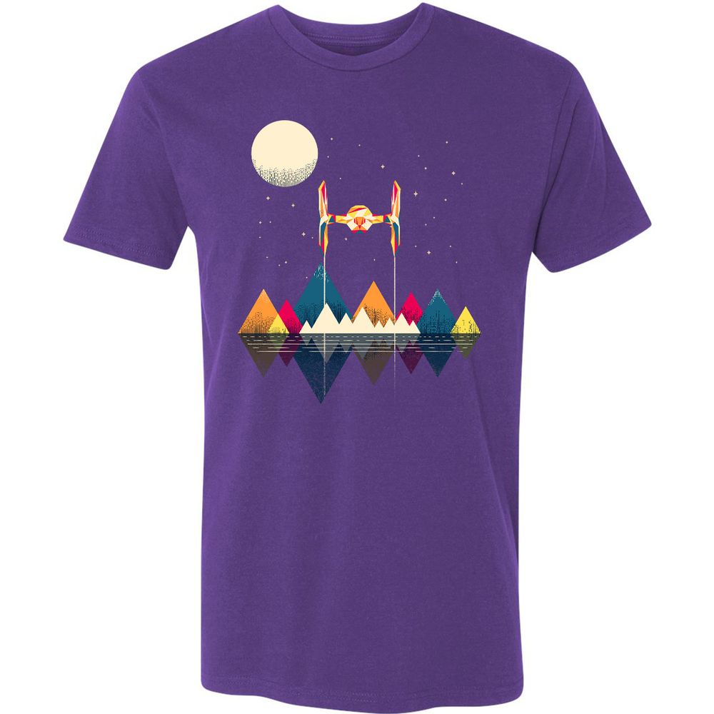 Premium Unisex T-Shirt - TXQKBUPF - Purple Rush - 7