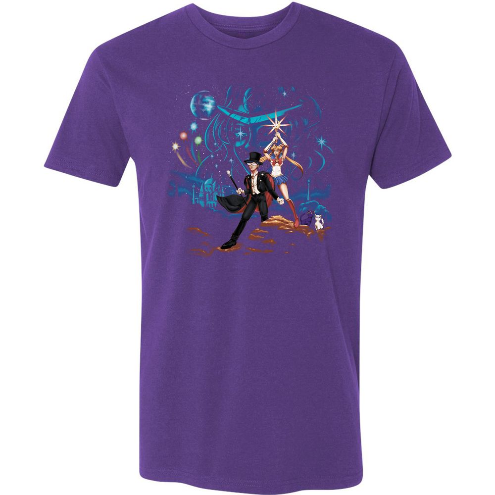 Premium Unisex T-Shirt - UWV5XP7E - Purple Rush - 7