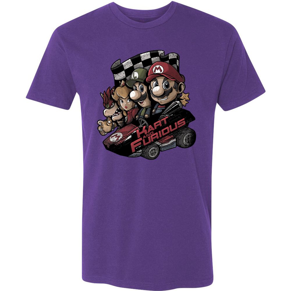 Premium Unisex T-Shirt - X99S82NQ - Purple Rush - 7