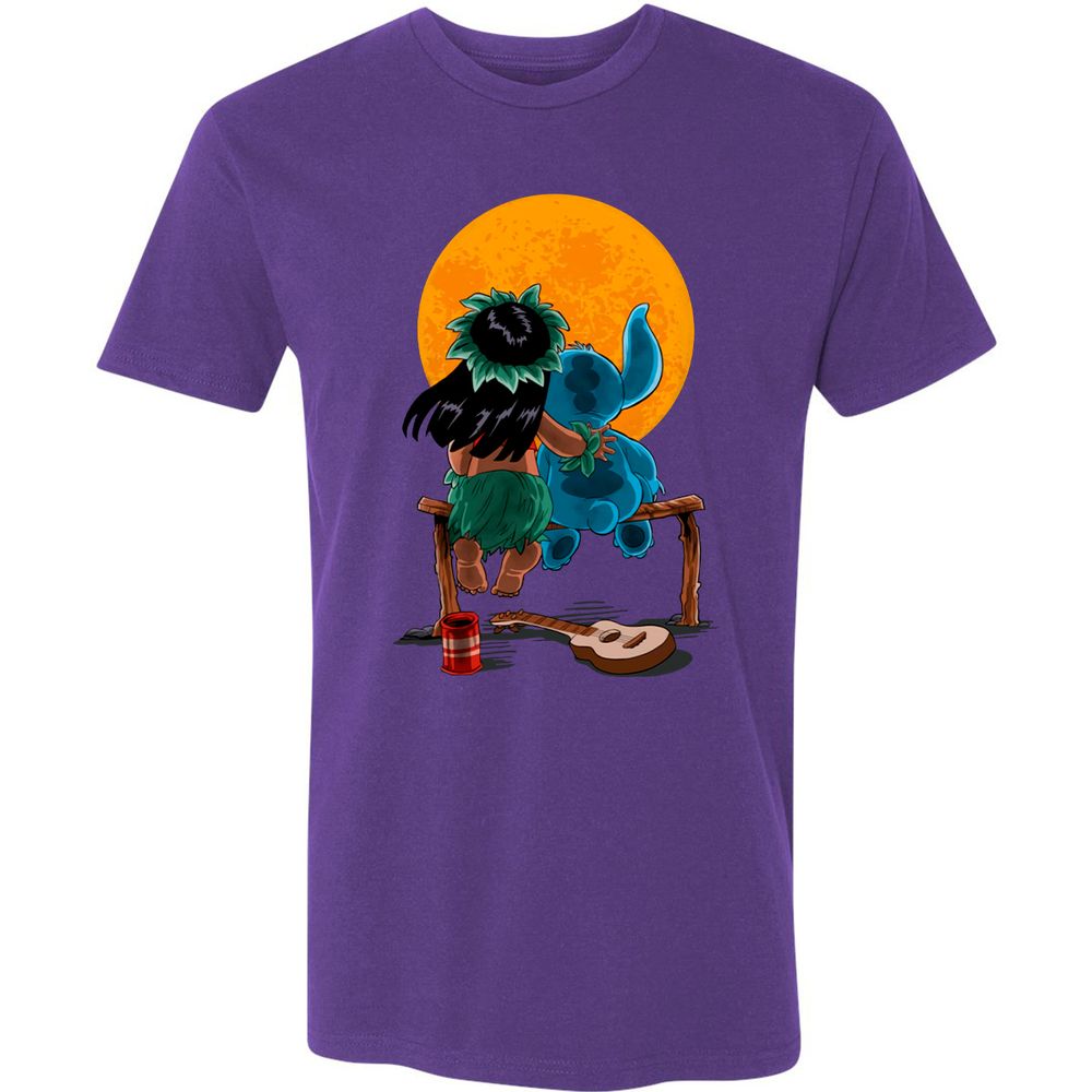Premium Unisex T-Shirt - LWFZW471 - Purple Rush - 7