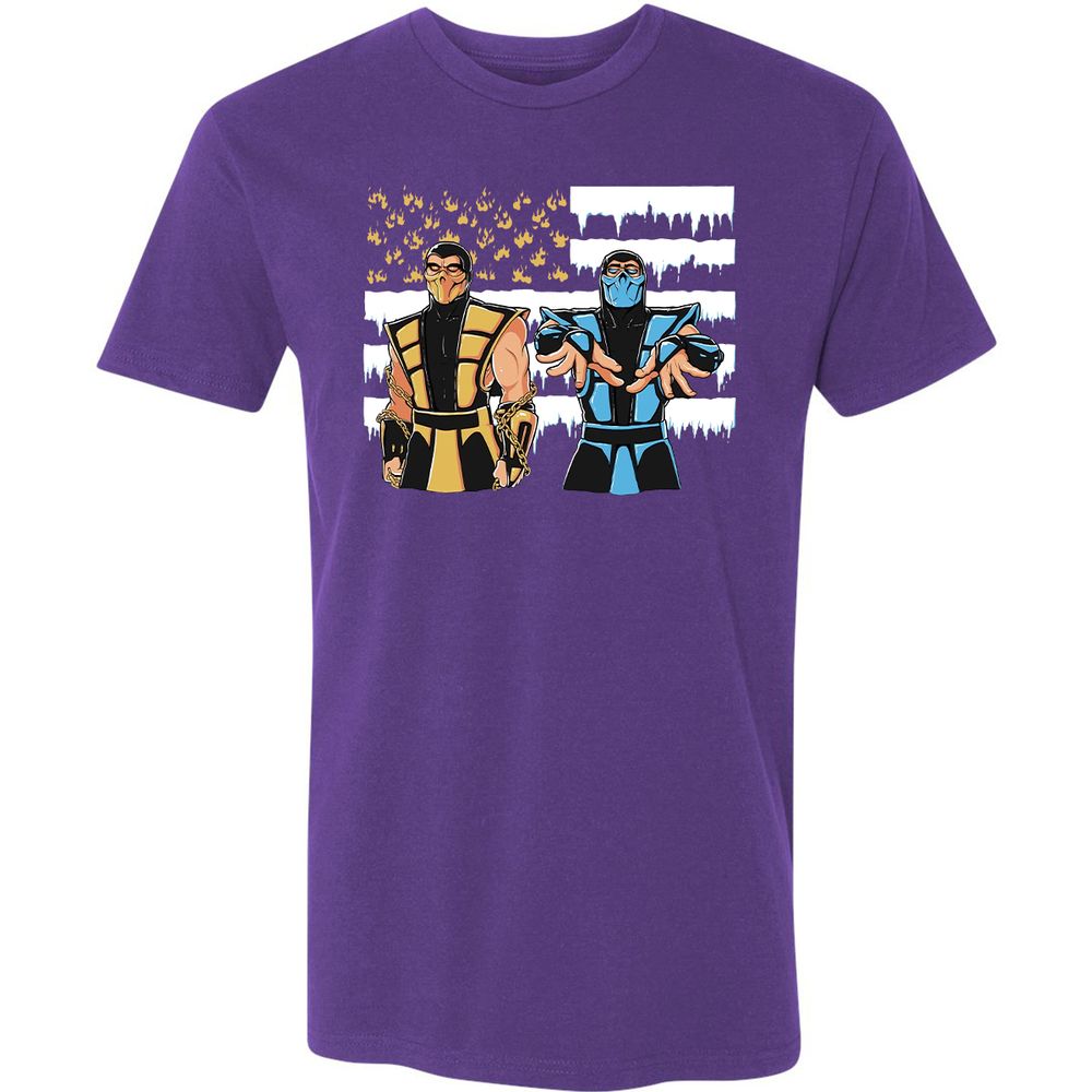 Premium Unisex T-Shirt - 7GT46CDS - Purple Rush - 7
