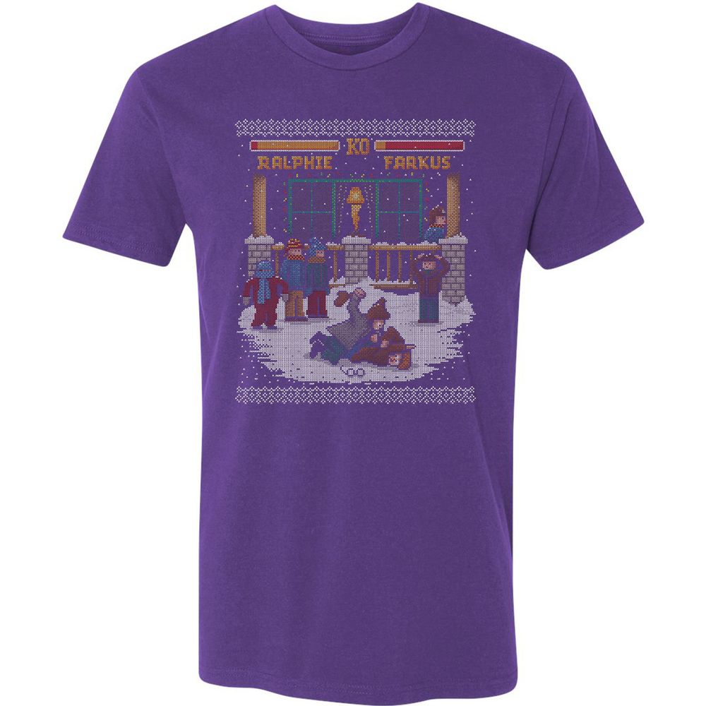 Premium Unisex T-Shirt - VD45M6CW - Purple Rush - 7