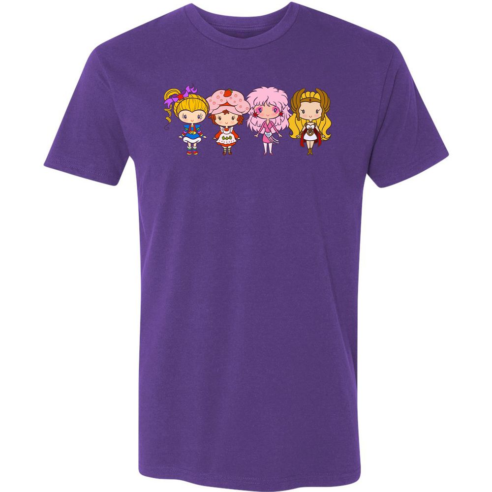 Premium Unisex T-Shirt - Q49PSK7S - Purple Rush - 7