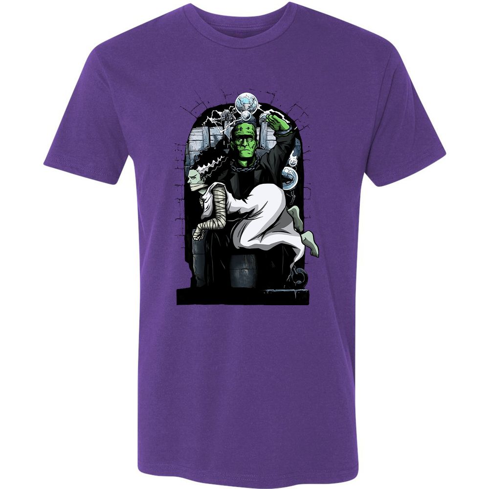 Premium Unisex T-Shirt - 4G5U1WEV - Purple Rush - 7