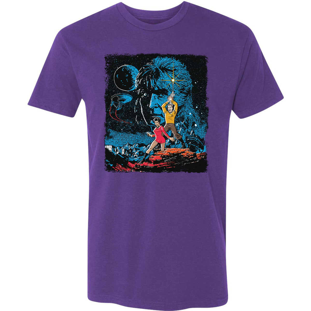Premium Unisex T-Shirt - E8N41NPC - Purple Rush - 7