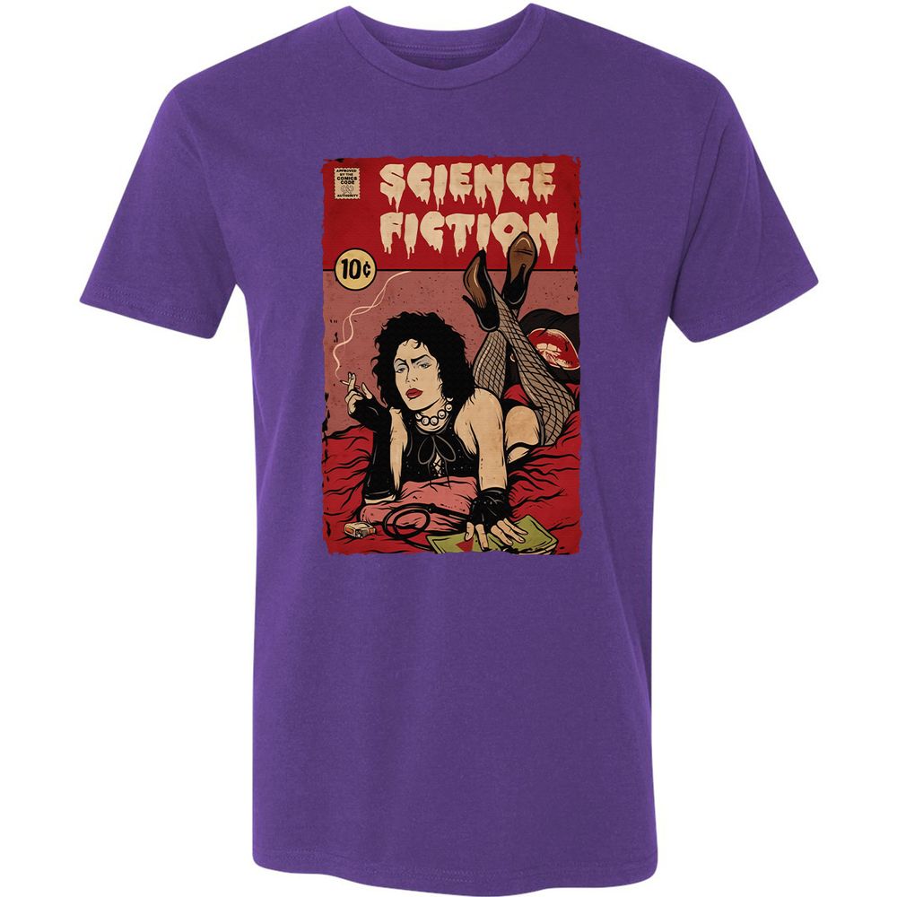 Premium Unisex T-Shirt - 8BHCVA9D - Purple Rush - 7