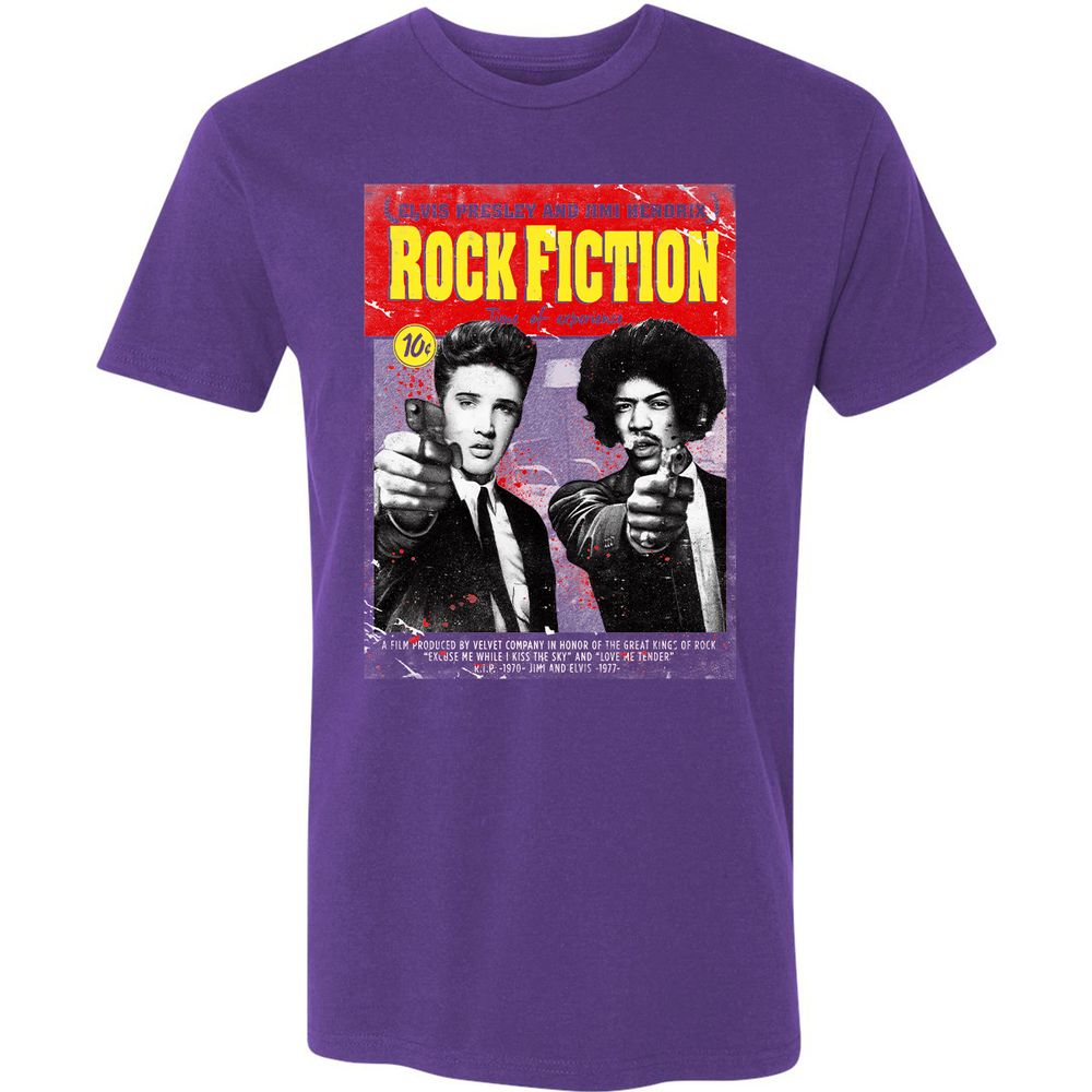 Premium Unisex T-Shirt - UNE1P3A5 - Purple Rush - 7