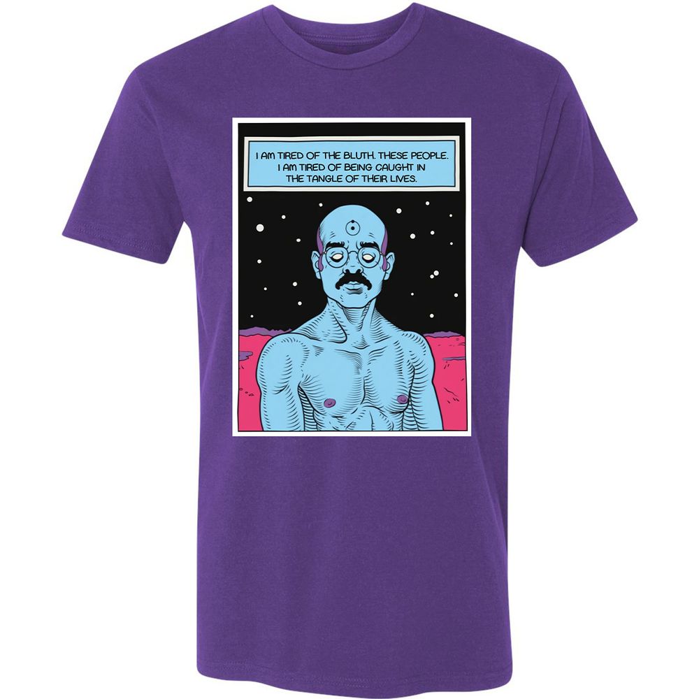 Premium Unisex T-Shirt - 62NLV8UD - Purple Rush - 7