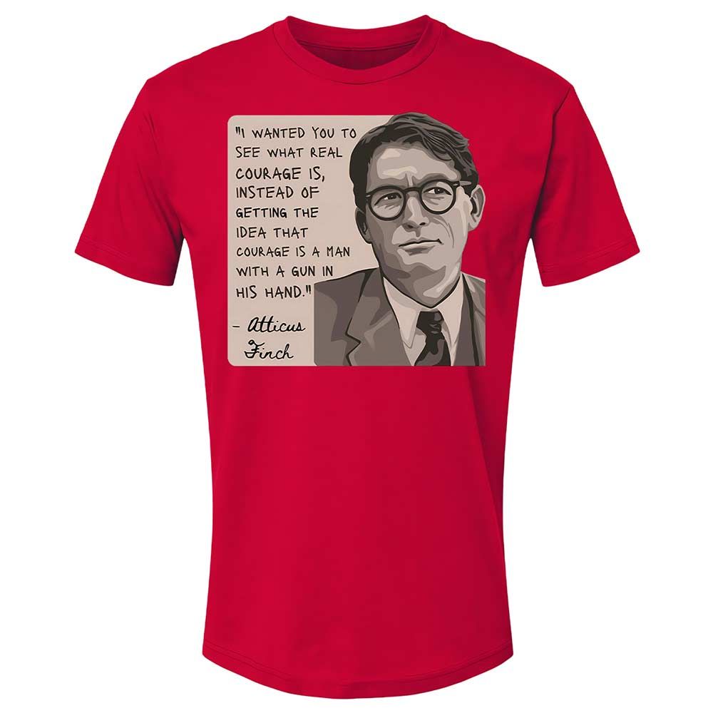 Real Courage Quote - Red - 7