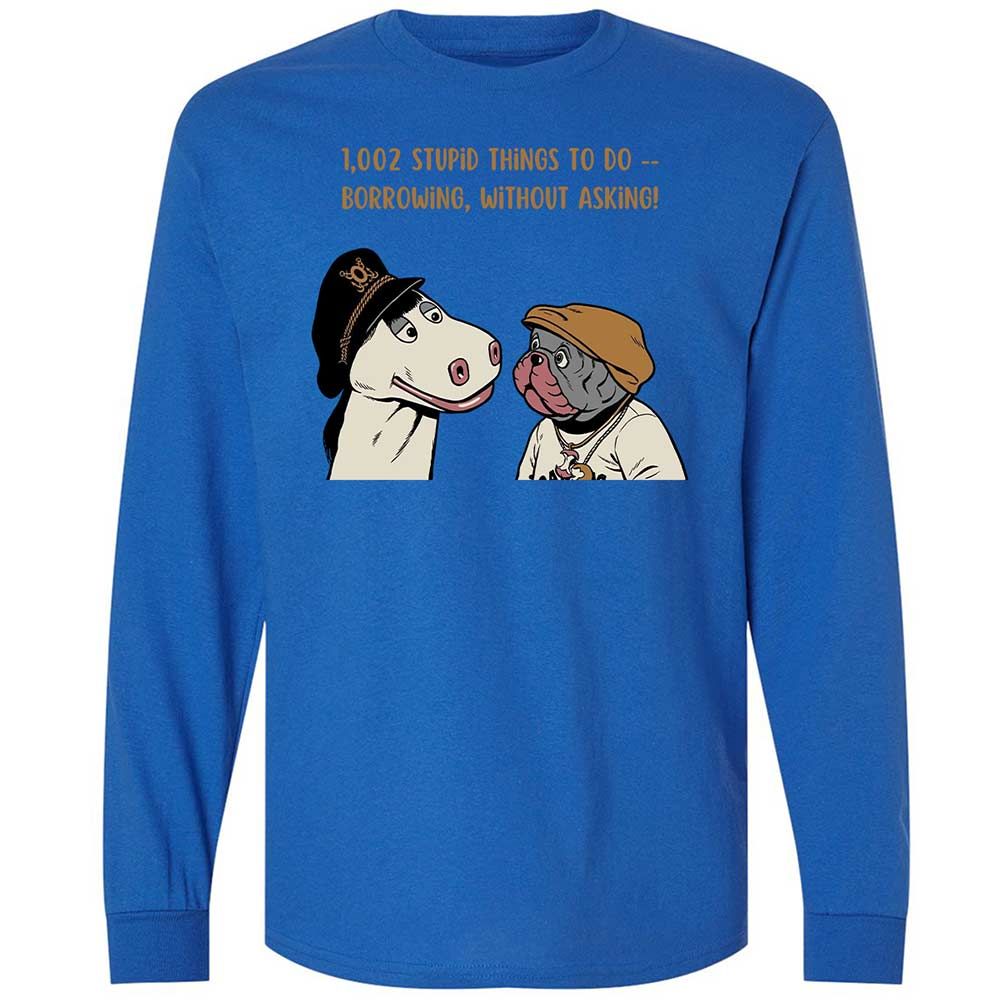 Long Sleeve T-Shirt - EM71BH8F - Royal - 7