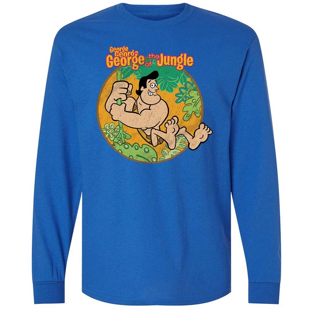 Long Sleeve T-Shirt - UQYC6GGG - Royal - 7