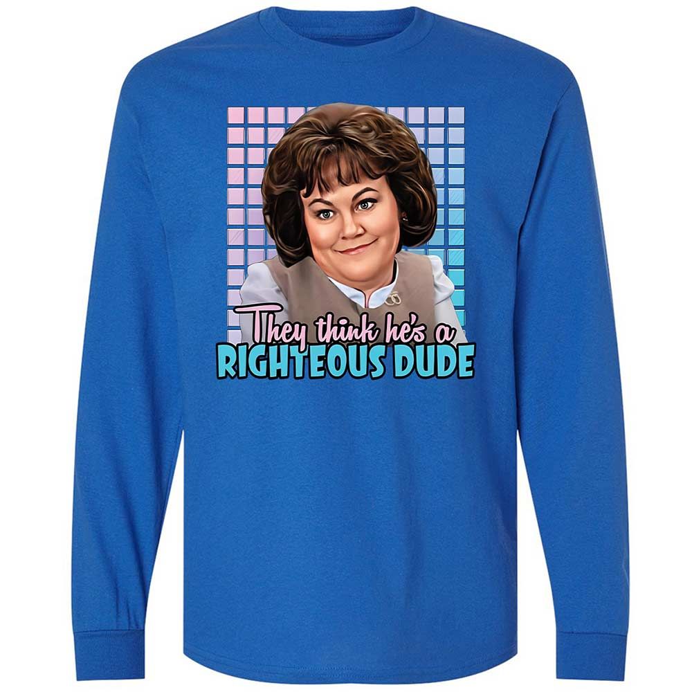 Long Sleeve T-Shirt - 1P2RUT37 - Royal - 7