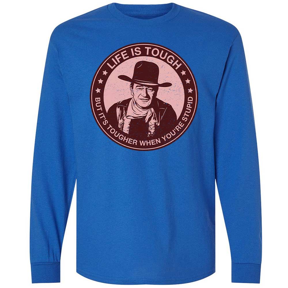 Long Sleeve T-Shirt - E6ZMKBBC - Royal - 7