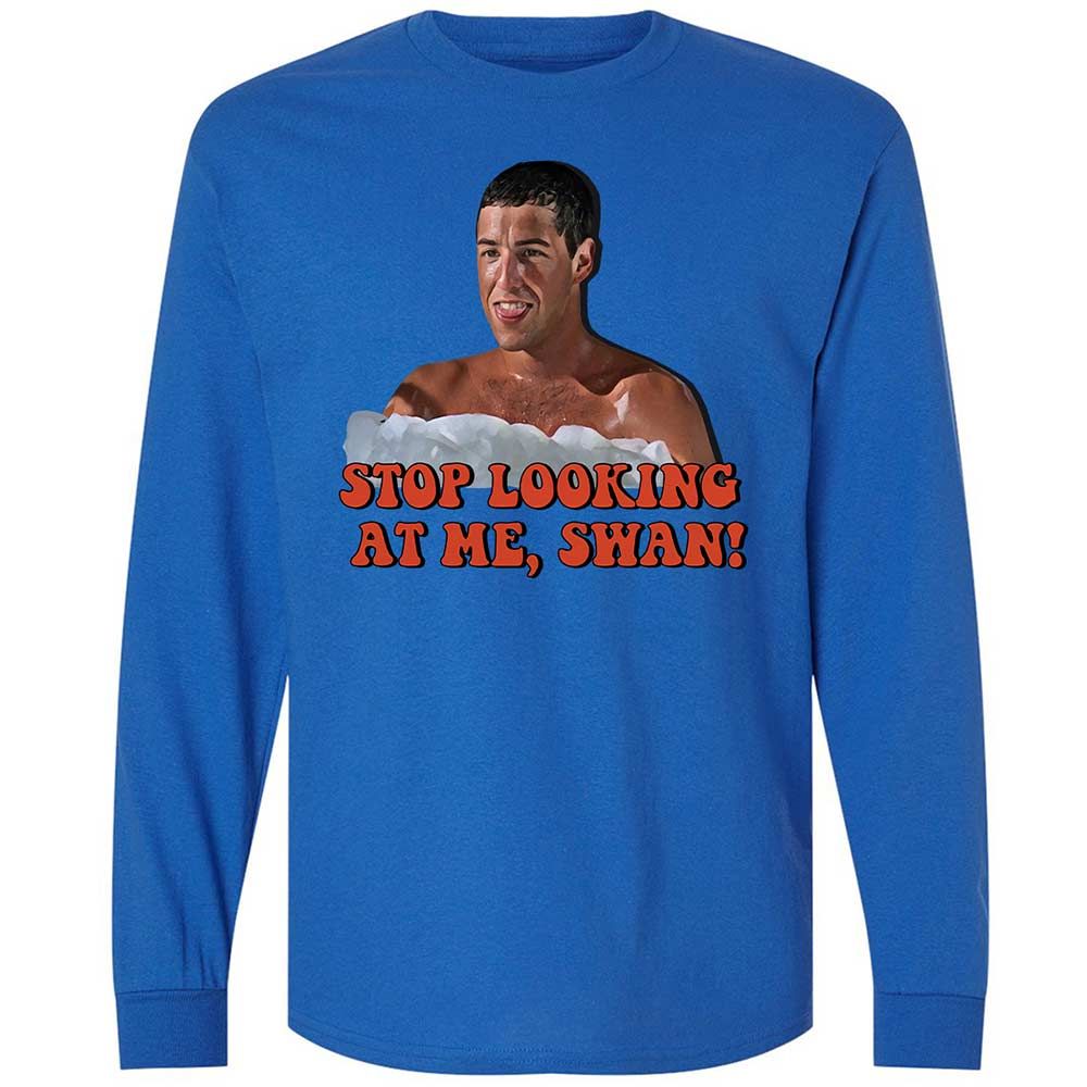 Long Sleeve T-Shirt - BC91P9TJ - Royal - 7