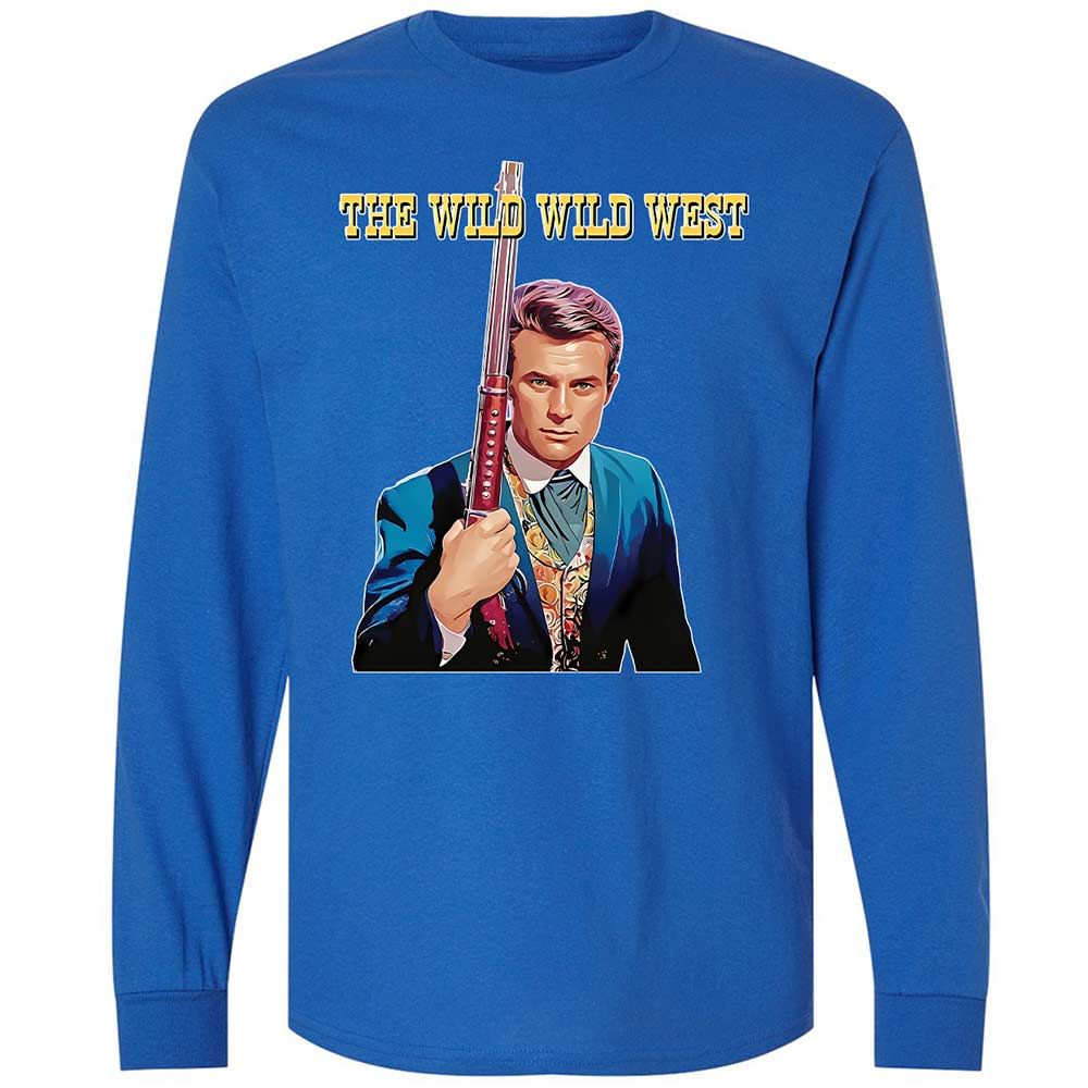 Long Sleeve T-Shirt - V51RYUA6 - Royal - 7